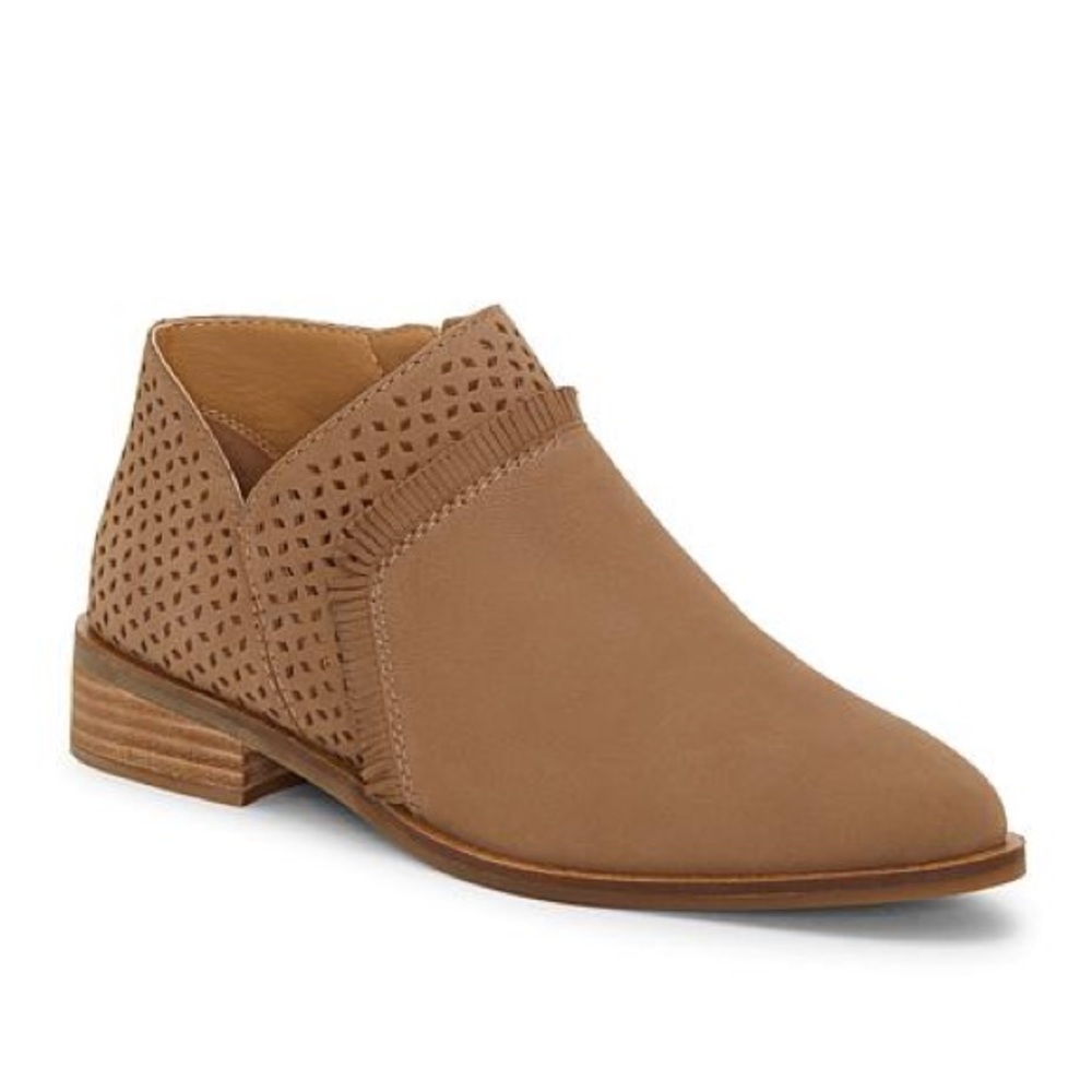 Lucky Brand Pakpao Booties Sesame 8.5